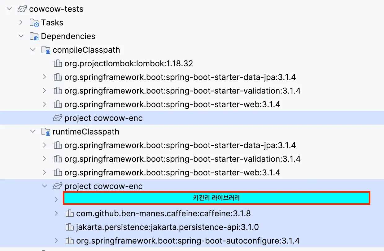 종속성 최소화 결과