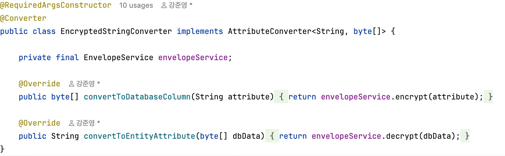 JPA Converter 구현 예