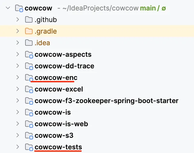 cowcow 모듈 저장소