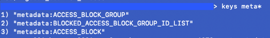 Redis 데이터 구성