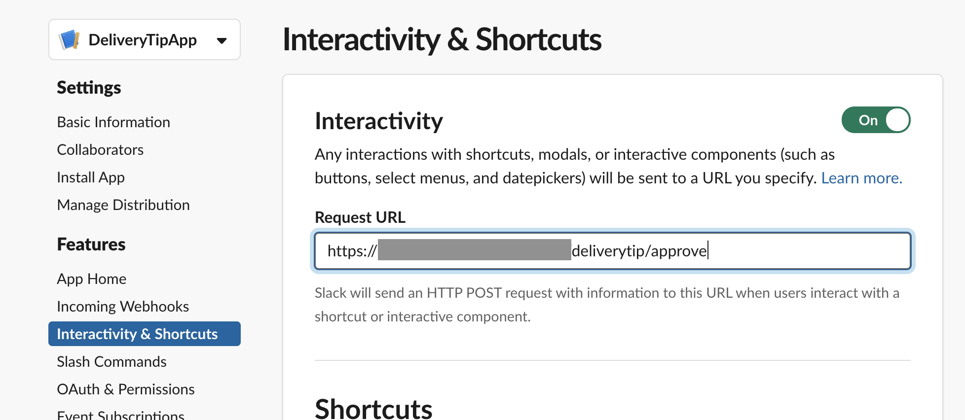 Interactivity Shortcuts Activate